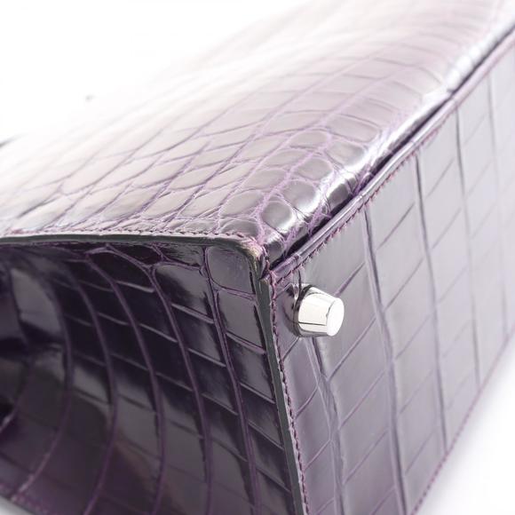 Hermes Hermes Kelly 28 Amethyst Handbag Purple Leather Handbag - Picture 6 of 10